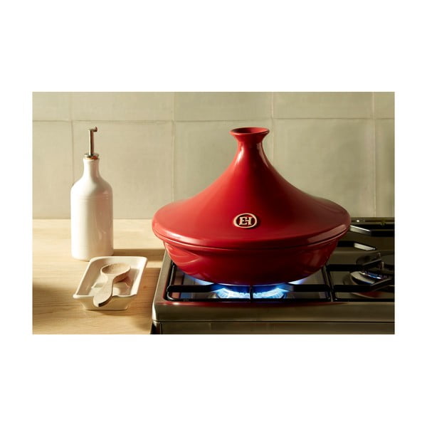 Červený tajine Emile Henry Flame, ⌀ 32 cm-image-3