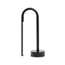 Čierna kovová LED stolová lampa (výška  30 cm) Bow – Kave Home