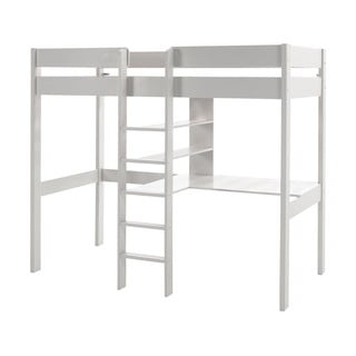 Biela vyvýšená detská posteľ 90x200 cm Pino - Vipack