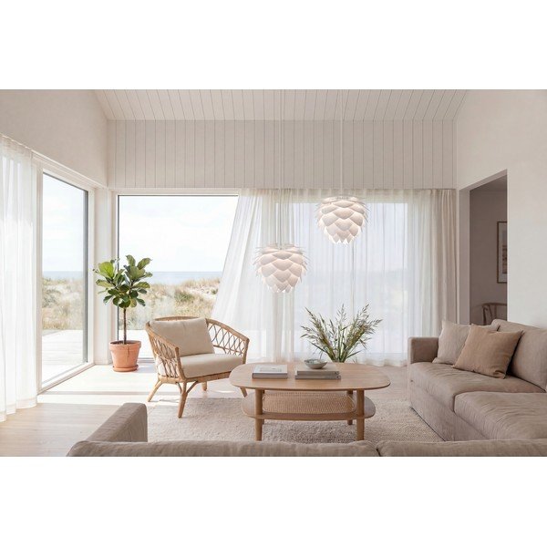 Biele tienidlo ø 50 cm Silvia – UMAGE-image-4