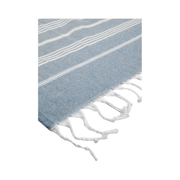 Modrá hammam osuška Kate Louise Classic, 180 × 100 cm-image-3