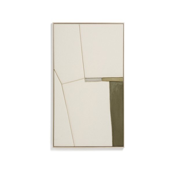 Ručne maľovaný/3D obraz s rámom/na plátne 80x100 cm Deravia – Kave Home-image-4