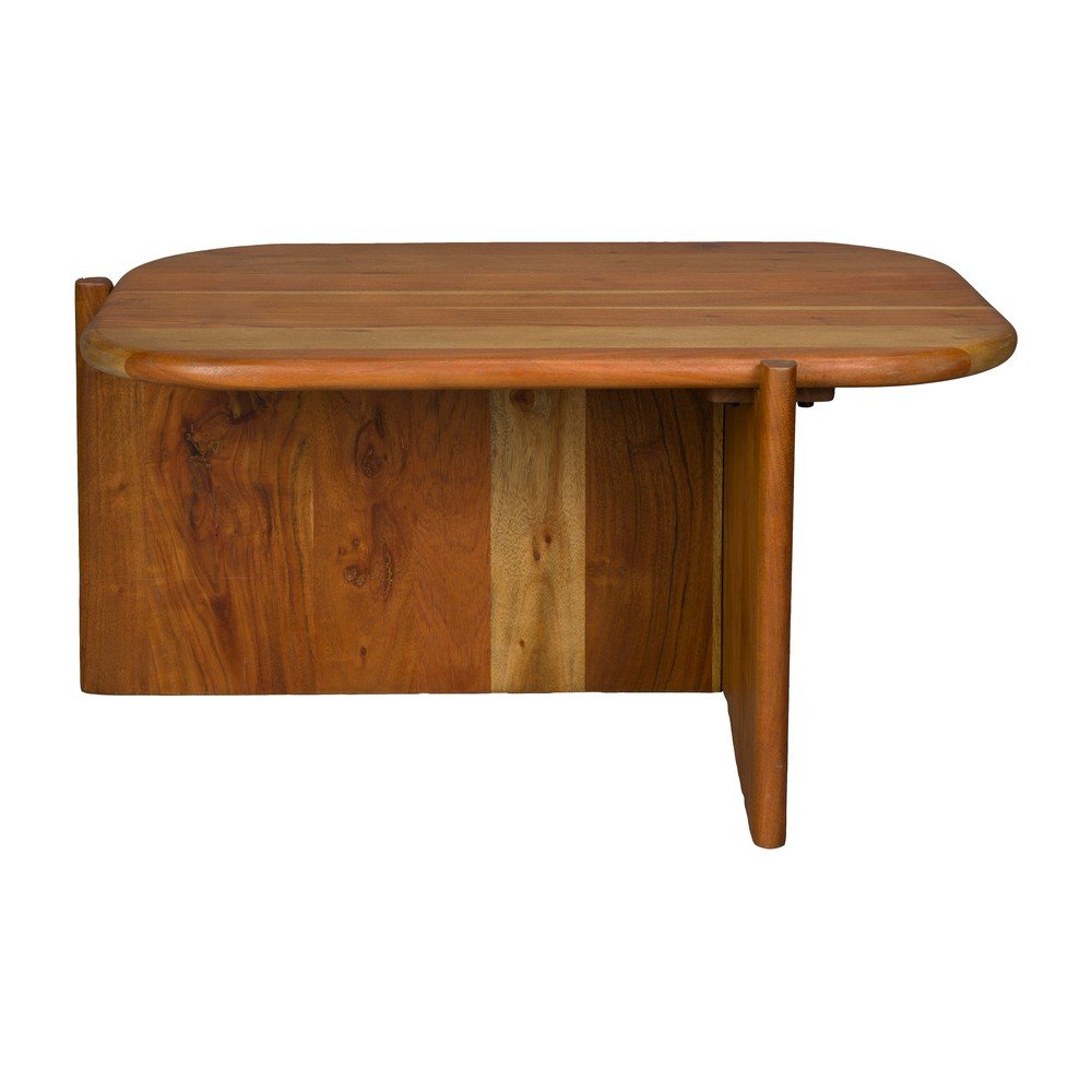 E-shop Konferenčný stolík z masívu akácie v prírodnej farbe 50x75 cm Feller – Dutchbone