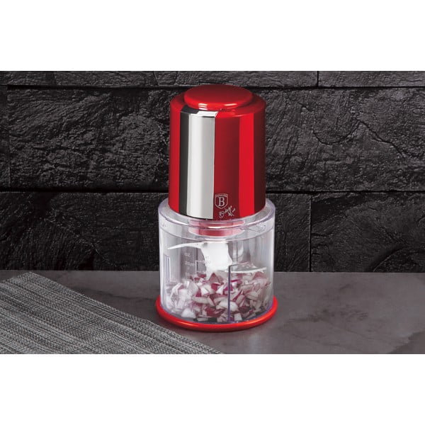 Elektrický sekáčik na ovocie a zeleninu Burgundy Metallic Line - BerlingerHaus-image-1