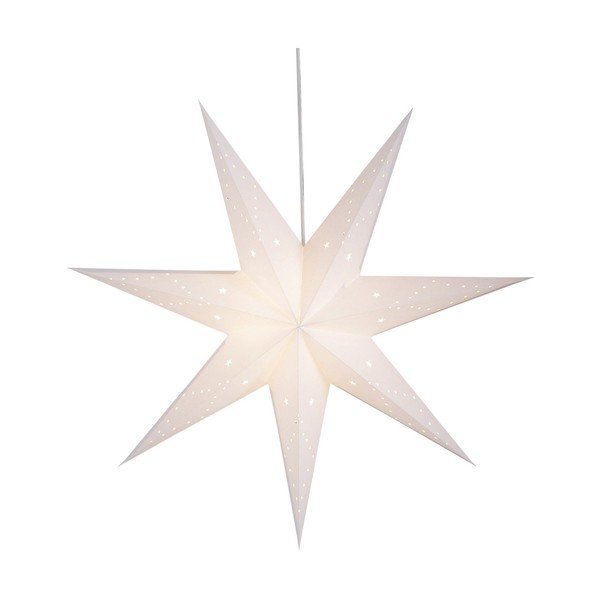 Biela závesná vianočná svetelná dekorácia Saturnus – Markslöjd