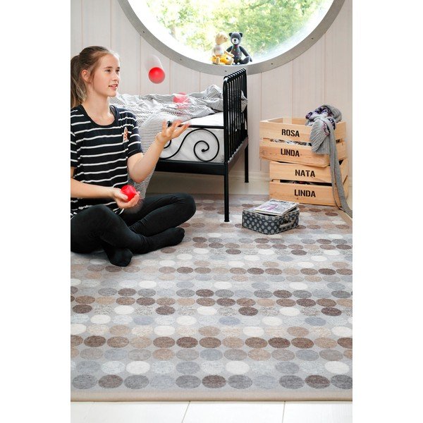 Sivo-hnedý detský koberec 230x160 cm Pallika - Narma-image-2