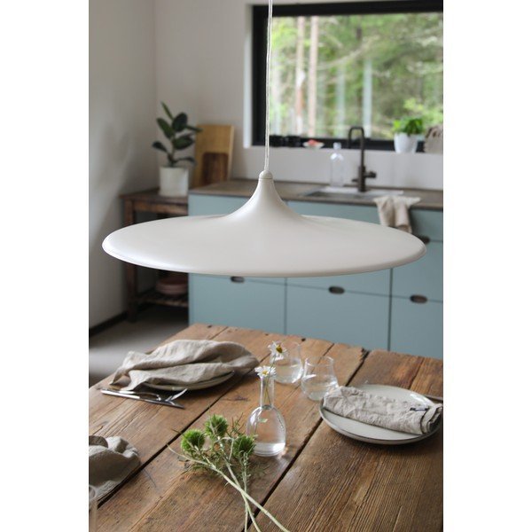Béžové kovové LED so stmievačom závesné svietidlo ø57x13 cm Beam – Markslöjd-image-1