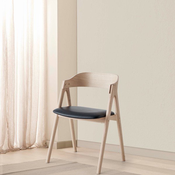 Kožená jedálenská stolička Mette – Hammel Furniture-image-1