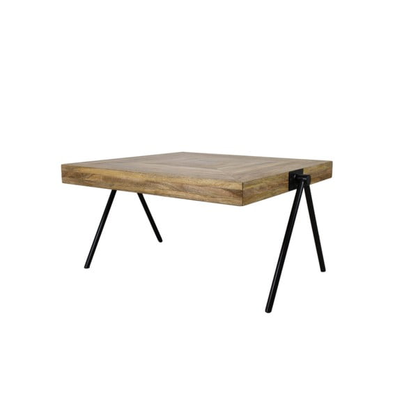 Konferenčný stolík z teakového dreva a kovu HSM Collection Bali, 80 × 46