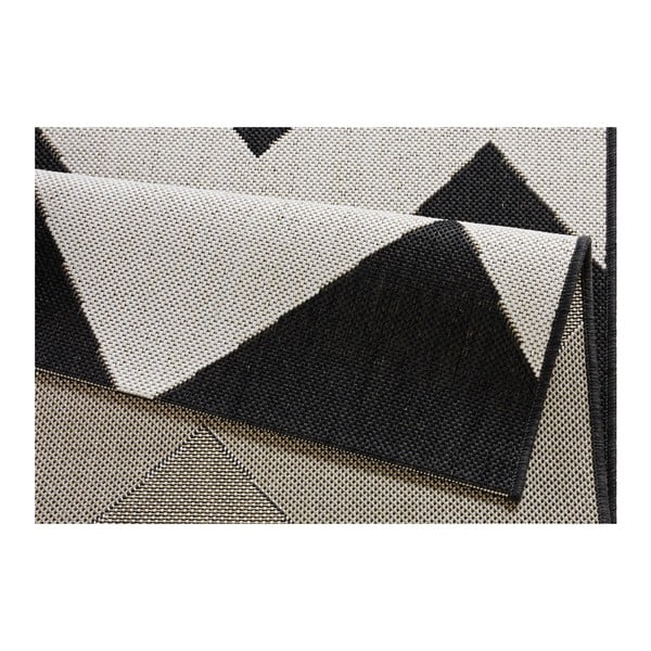 Čierno-biely koberec vhodný aj do exteriéru Unique, 120 × 170 cm-image-3