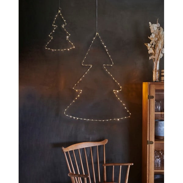 Biela závesná vianočná svetelná dekorácia Liva – Sirius-image-2