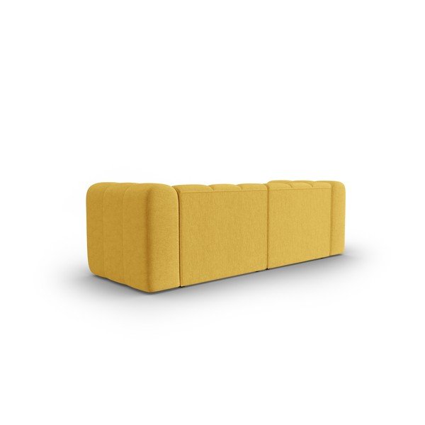 Žltá pohovka 228 cm Lupine – Micadoni Home-image-4