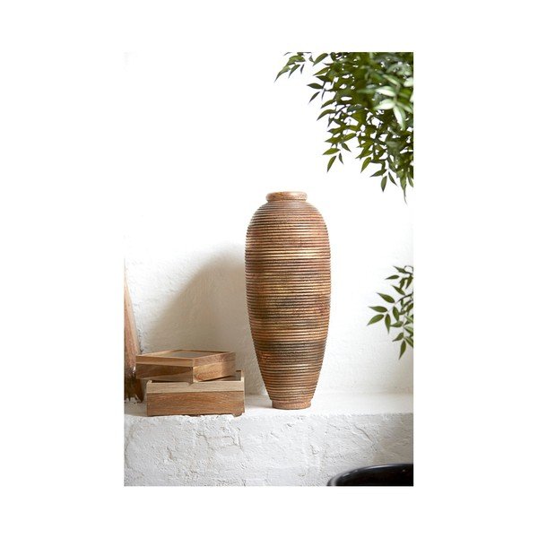 Váza z mangového dreva Canetti, výška 59 cm-image-1