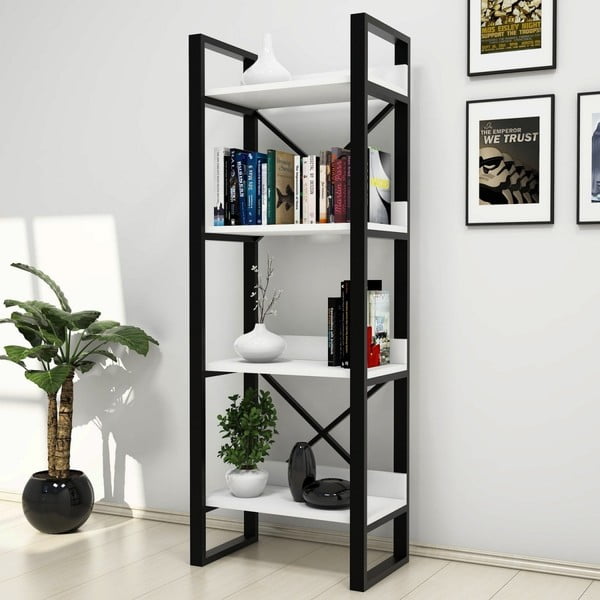 Polica Adisa White, výška 150 cm-image-1