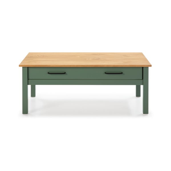 Zelený drevený konferenčný stolík Marckeric Miranda-image-3