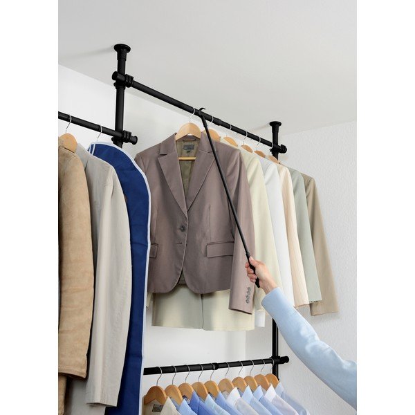 Kovový/plastový tyč na odnímanie oblečenia Herkules – Wenko-image-1