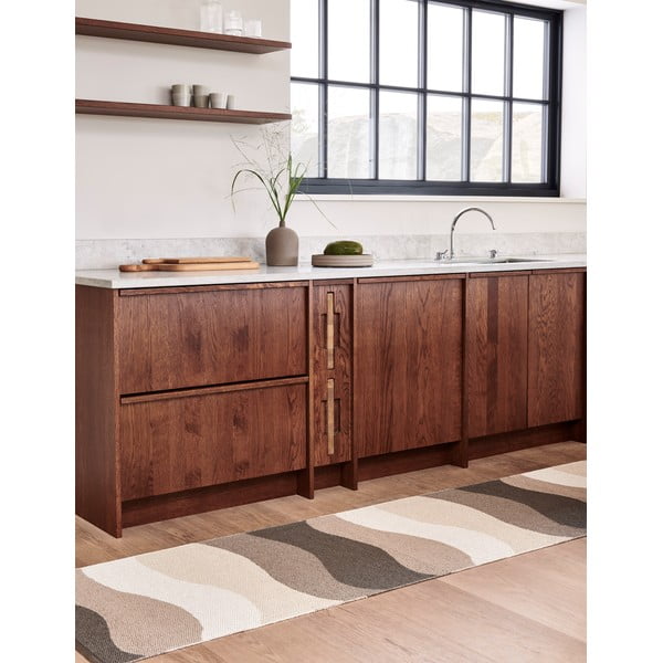 Hnedo-béžový vnútorný a vonkajší koberec 70x100 cm Urvi Earth – Pappelina-image-3