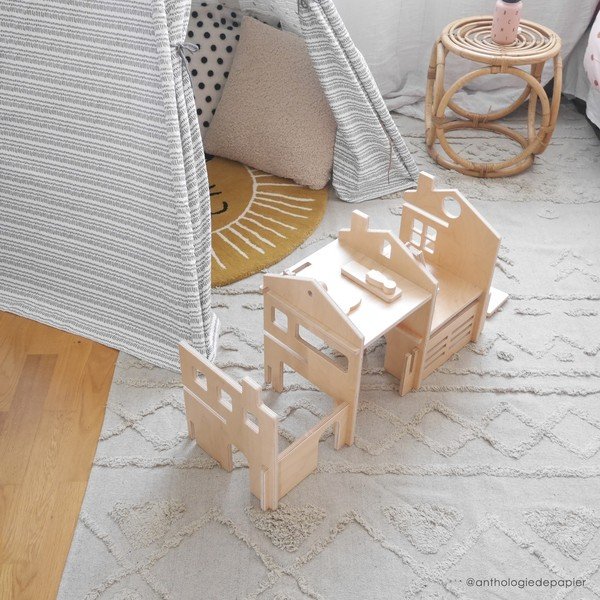 Biely prateľný ručne tkaný bavlnený koberec 170x240 cm Tribu Natural – Lorena Canals-image-3