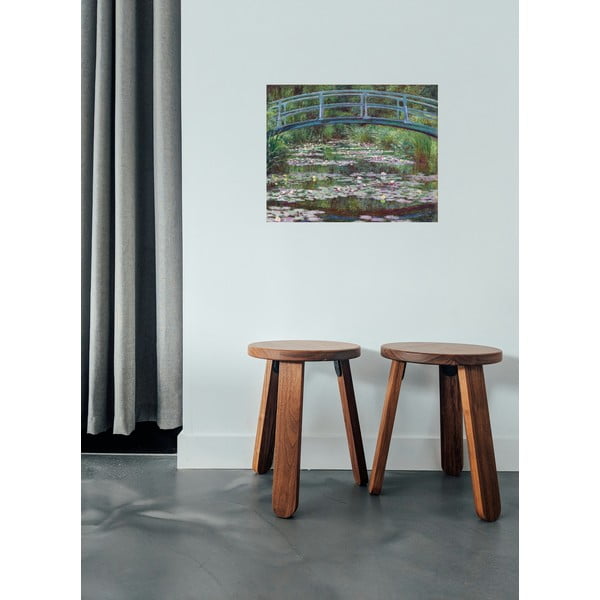 Reprodukcia obrazu Claude Monet - The Japanese Footbridge, 50 × 40 cm-image-1