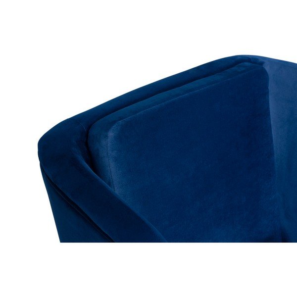 Tmavomodré kreslo ušiak Skandic Ingrid Navy Blue-image-4