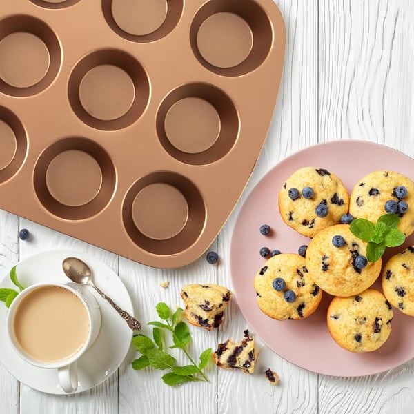 Kovová forma na pečenie muffinov 25,5x36 cm Marissa – Orion-image-1