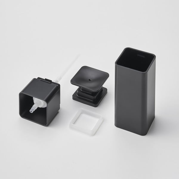 Čierny dávkovač saponátu Yamazaki Tower, 250 ml-image-4