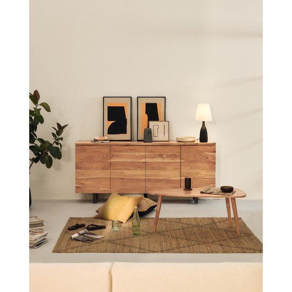 Komoda z masívu akácie v prírodnej farbe 200x88x40 cm Uxue – Kave Home-image-1