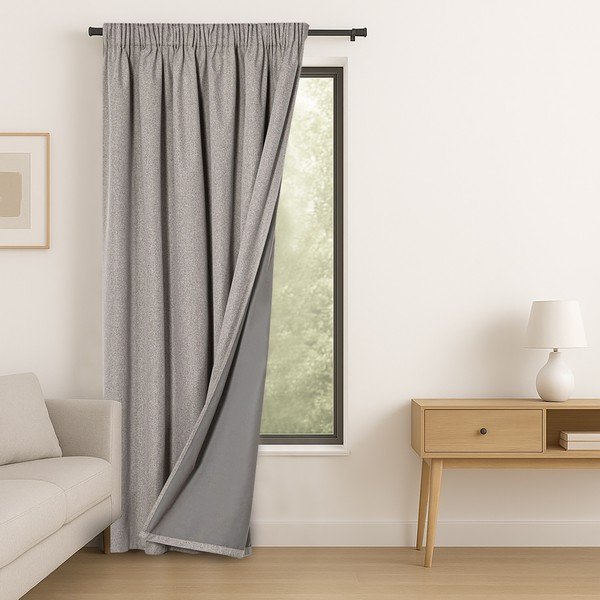 Taupe zatemňovací záves 140x250 cm Corita – Restilo-image-1