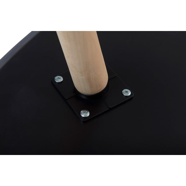 Čierny konferenčný stolík s nohami z bukového dreva Furnhouse Fly, 116 x 66 cm-image-4