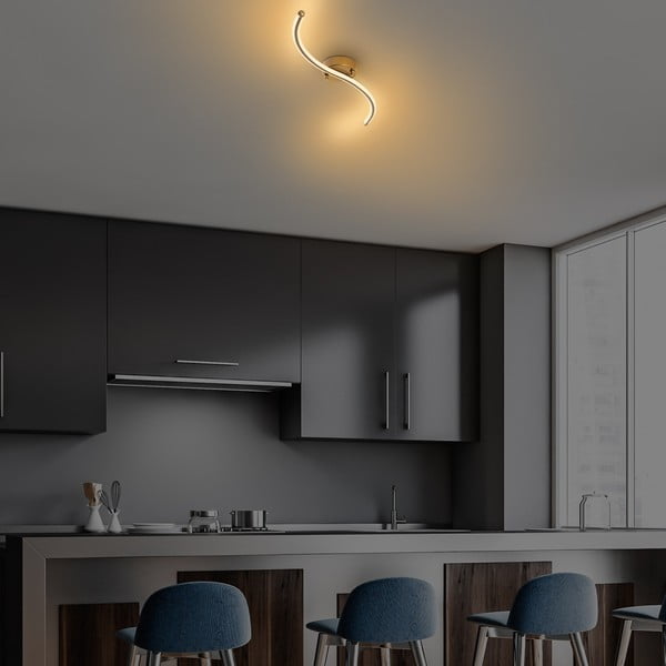 LED stropné svietidlo v zlatej farbe 10x67 cm Yilan – Opviq lights-image-3