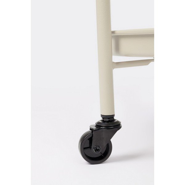 Oceľový servírovací stolík na kolieskach ø 44,5 cm Austin – Yes Everyday-image-3