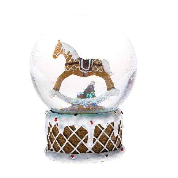 Polyresinové snežidlo (výška  10 cm) Snowy Horse – Dakls