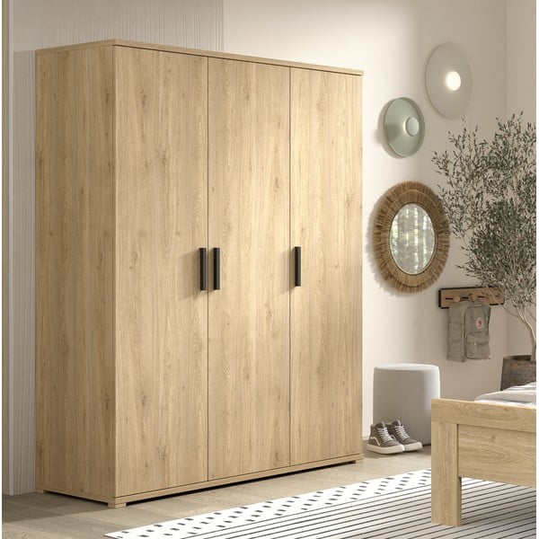 Detská šatníková skriňa v prírodnej farbe 150x199x59 cm Sam – Vipack-image-1