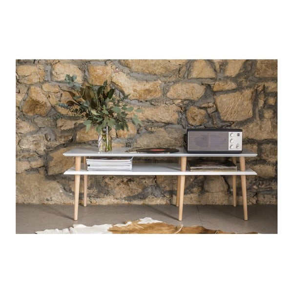 Biely konferenčný stolík Ragaba Mugo, dĺžka 119 cm-image-2