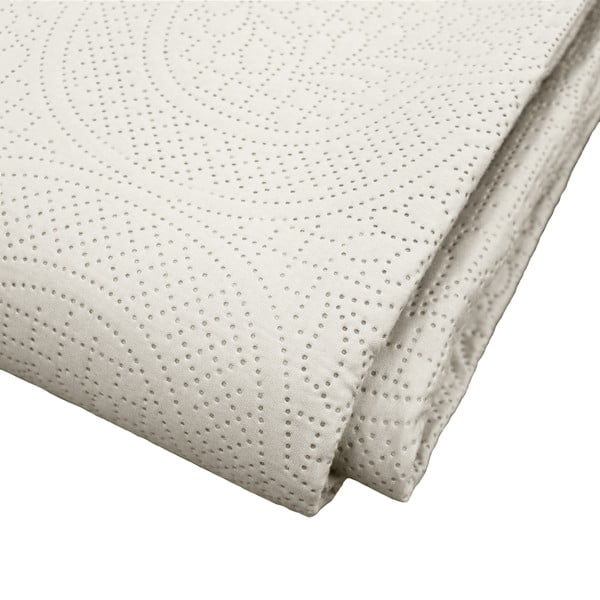 Krémová súprava prikrývky a obliečky na vankúš z mikrovlákna 240x260 cm Romane – douceur d'intérieur-image-2