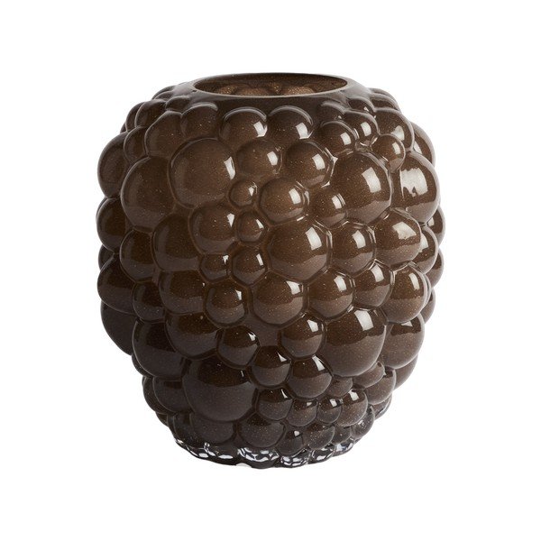 Hnedá sklenená váza (výška  30 cm) Mure – Kave Home