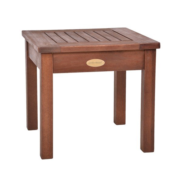 Záhradný odkladací stolík z eukalyptového dreva 40x40 cm Sonora – Garden Pleasure