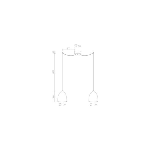 Trojité svetlo AWA Elementary gold/white/white-image-4