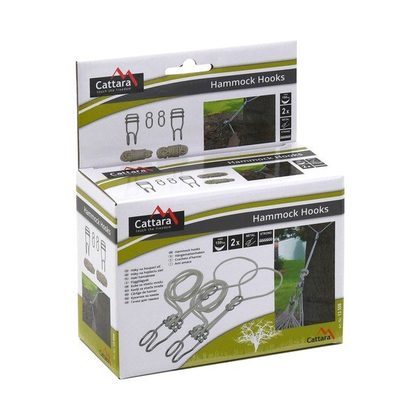 Súprava na zavesenie záhradnej hojdacej siete Cattara Textil-image-4