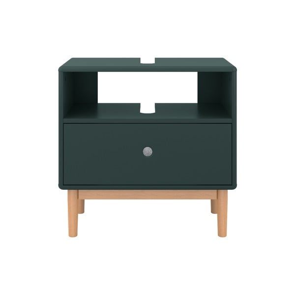 Tmavozelená skrinka pod umývadlo 66x45 cm Color Bath – Tom Tailor-image-2