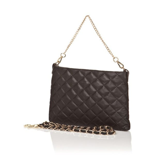 Čierna kožená kabelka Edmond Louis Ines-image-2