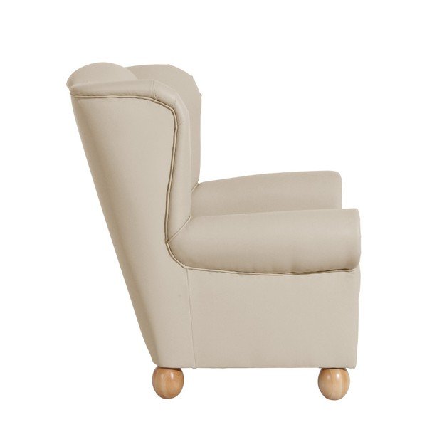 Béžové kreslo ušiak Max Winzer Monarch Beige-image-2