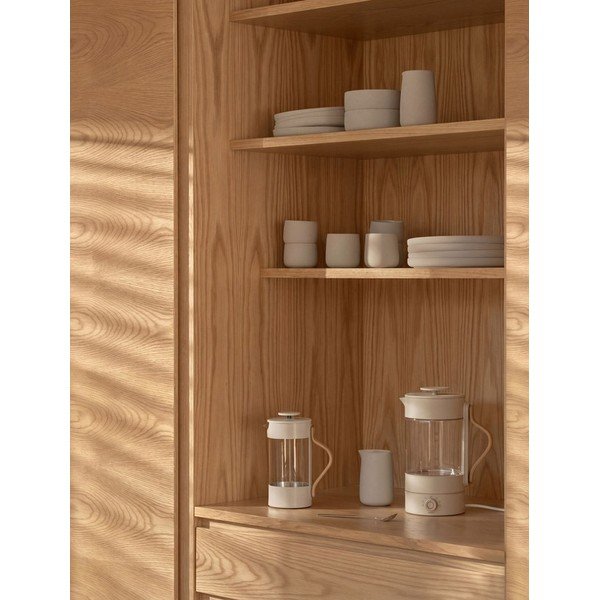 Béžová sklenená rýchlovarná kanvica 1,2 l Emma – Stelton-image-1