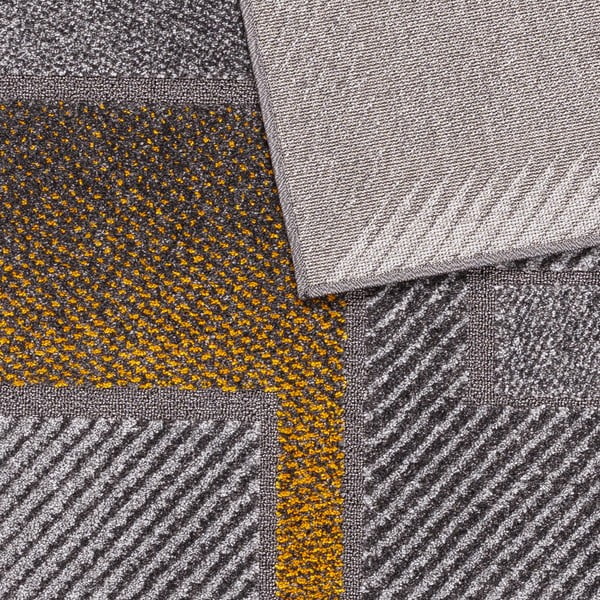 Koberec v okrovožltej a sivej farbe 133x190 cm Meteo – FD-image-2