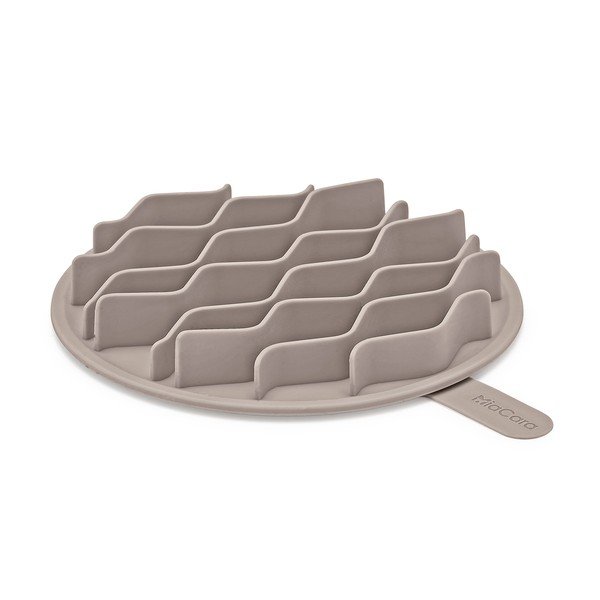 Silikónová protihltacia vložka do misky pre psa ø 18 cm Lento Greige M/L – MiaCara