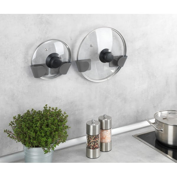 Samodržiace plastové držiaky na pokrievky v súprave 8 ks - Wenko-image-3