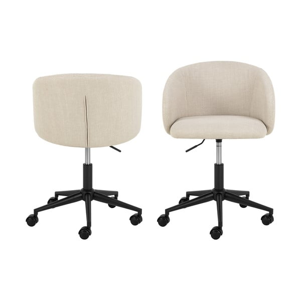 Béžová kancelárska stolička Eleanor – Actona-image-4