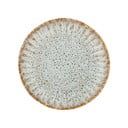 Modrý/béžový servírovací tanier z kameniny ø 17 cm Fleur – Bloomingville