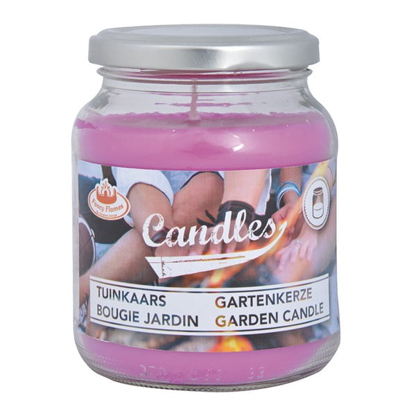 Sada 4 záhradných sviečok v poháriku Esschert Design Garden, doba horenia 36 hodín-image-3