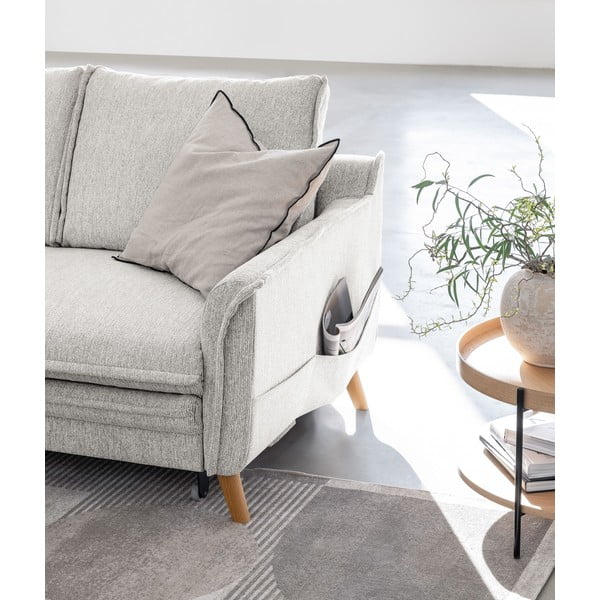 Béžová rozkladacia rohová pohovka (ľavý roh) Charming Charlie – Miuform-image-4